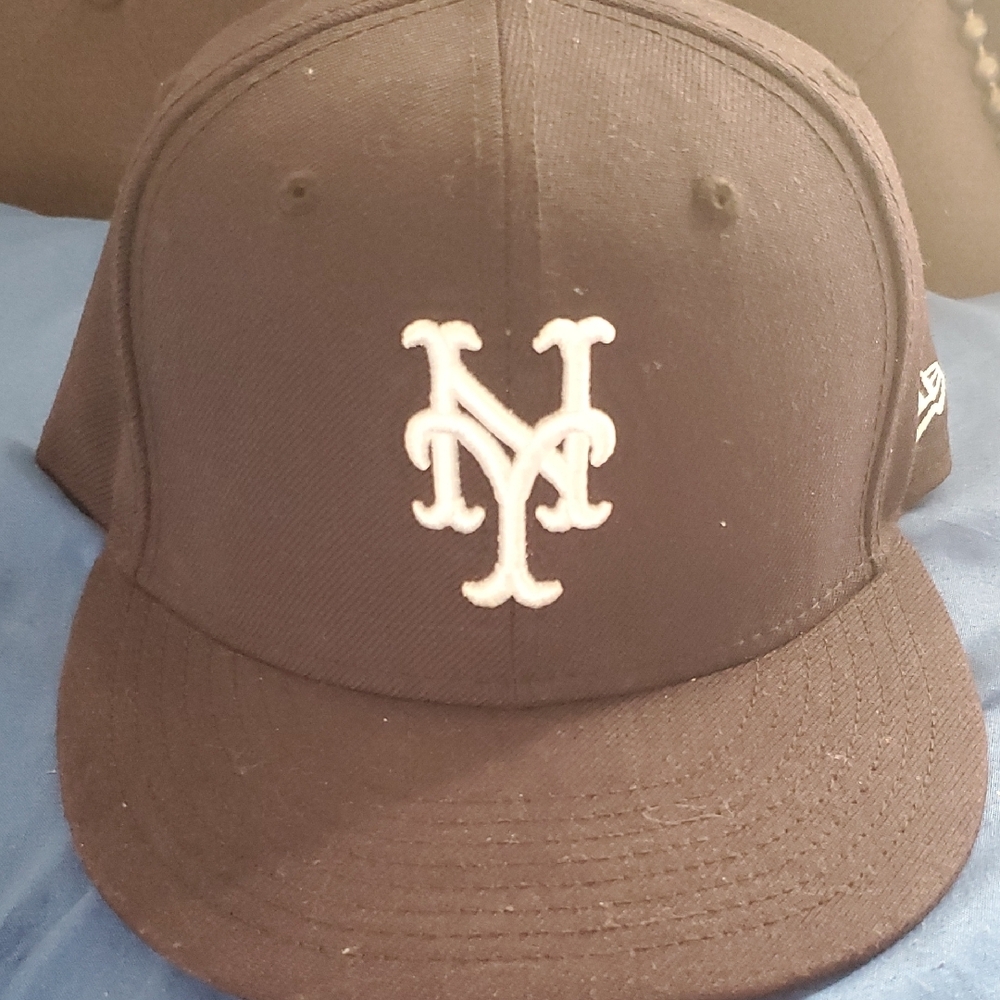 Black New Era Cap with White Logo